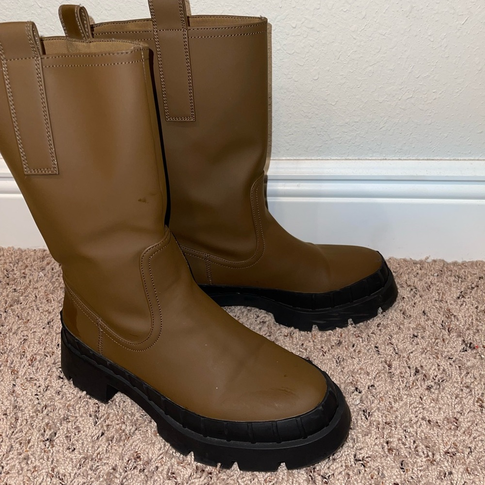 Zara combat boots